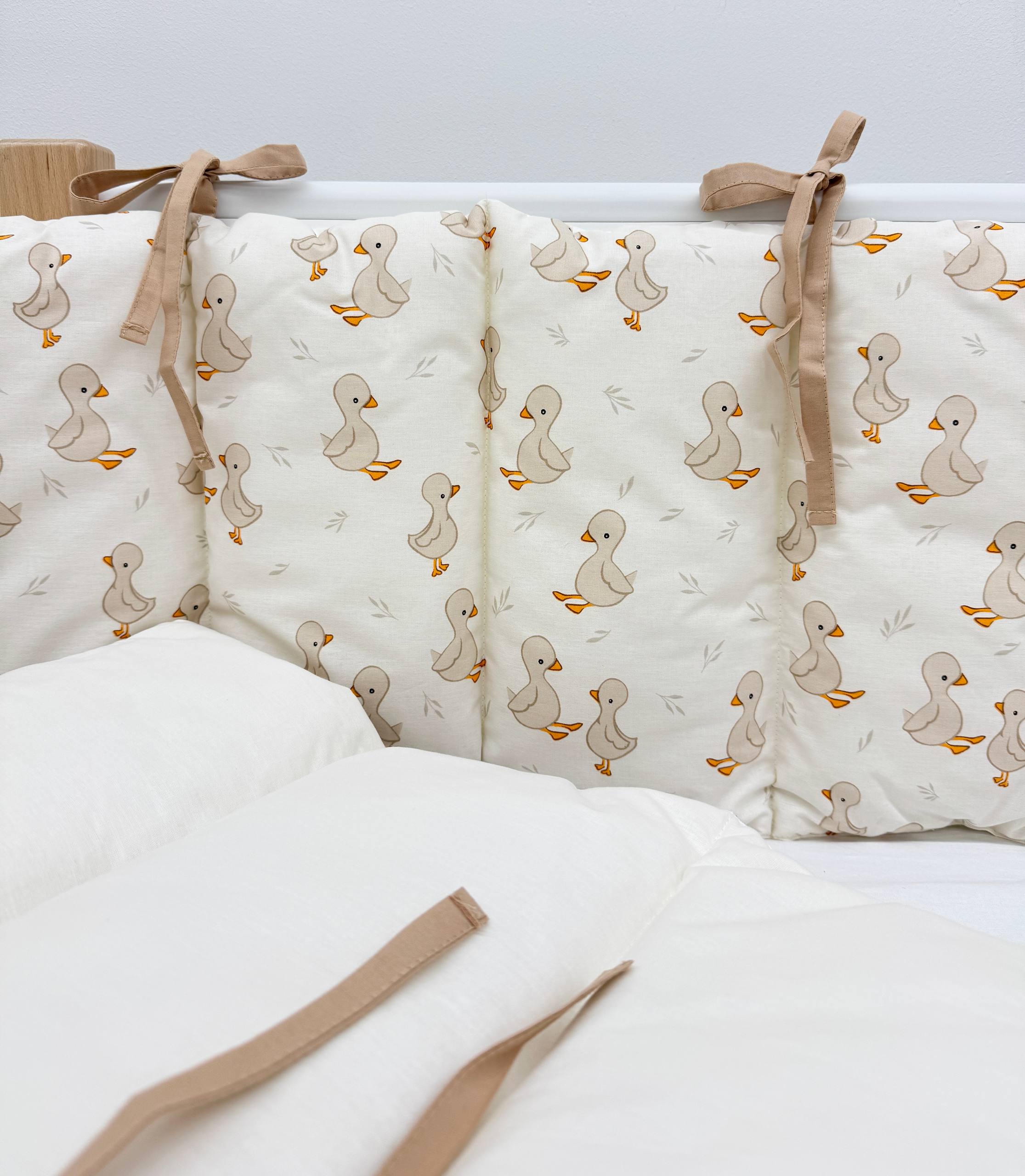 Apărătoare adorabile print rățuște 120/60cm