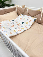 Plapumă pentru copii 110 × 140 cm din muselină