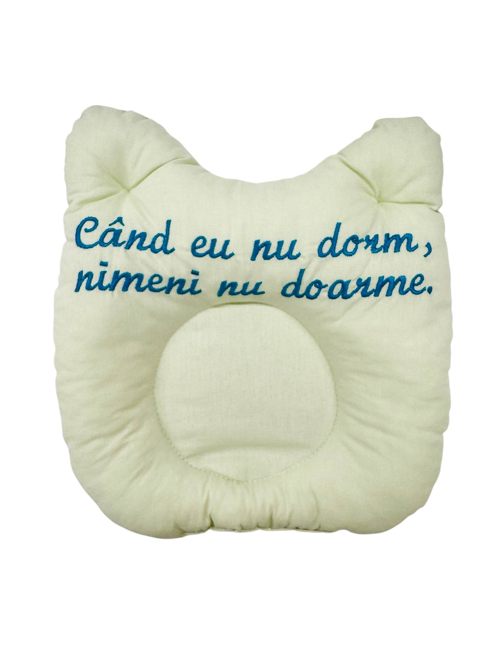 Pernă ortopedică „Urechiușe” cu broderie