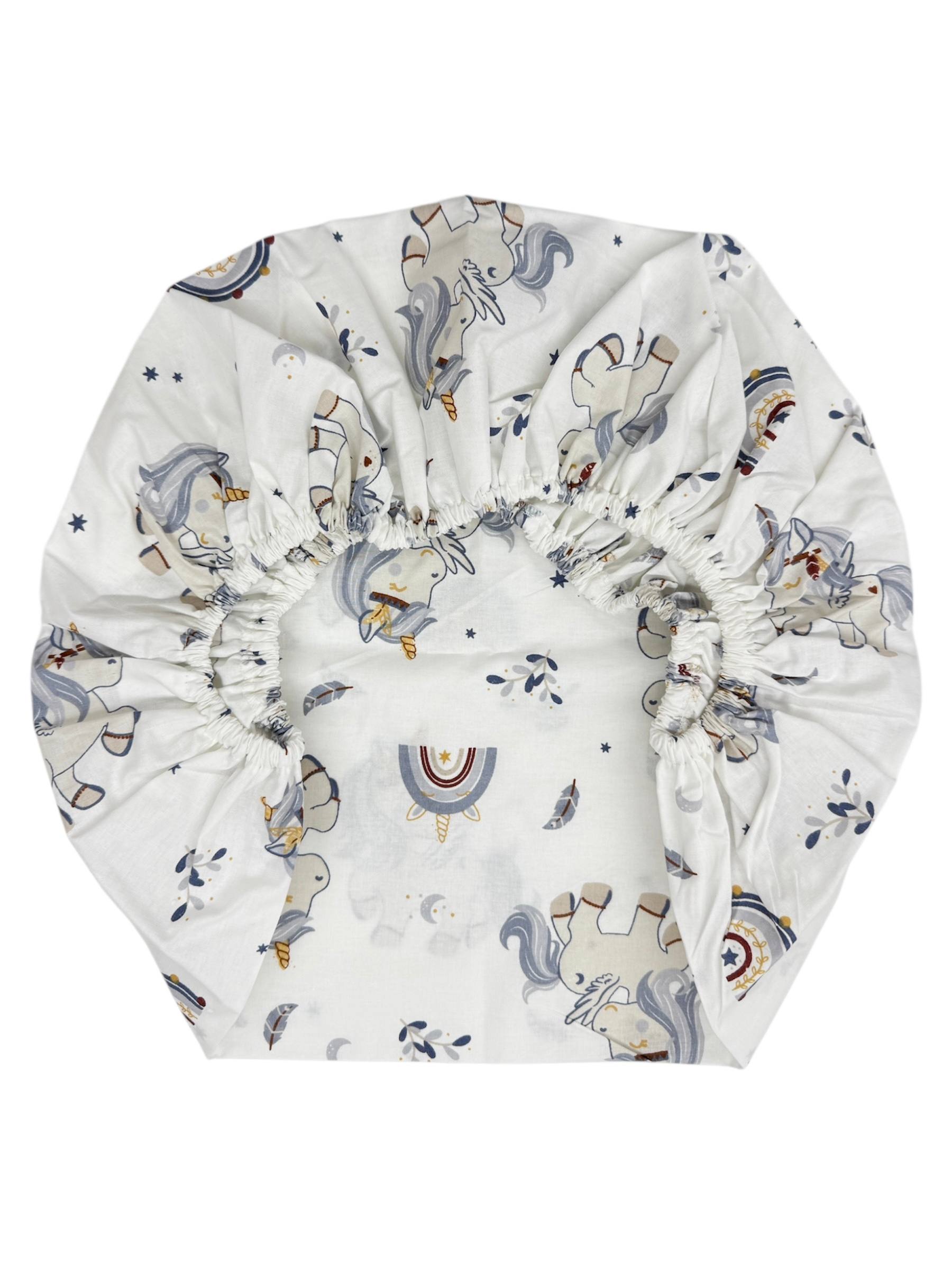 Cearșaf pentru saltea cărucior 80 × 40 cm