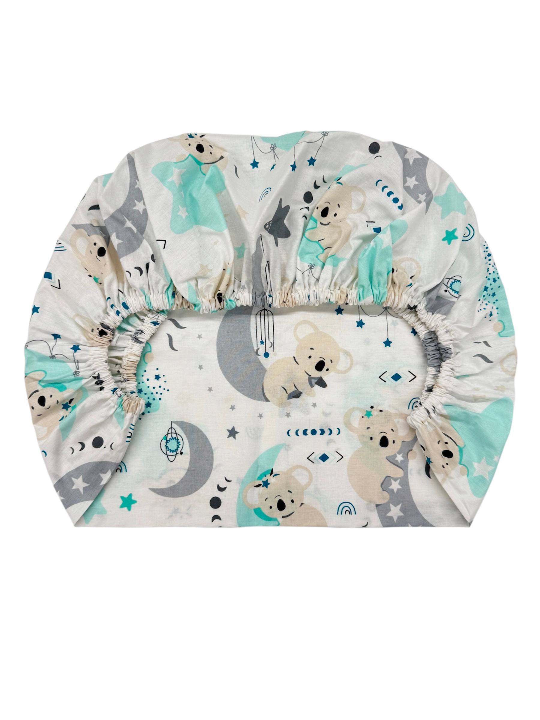 Cearșaf pentru saltea cărucior 80 × 40 cm