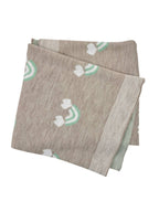 Păturică tricotată cu desen curcubeu 80×100 cm