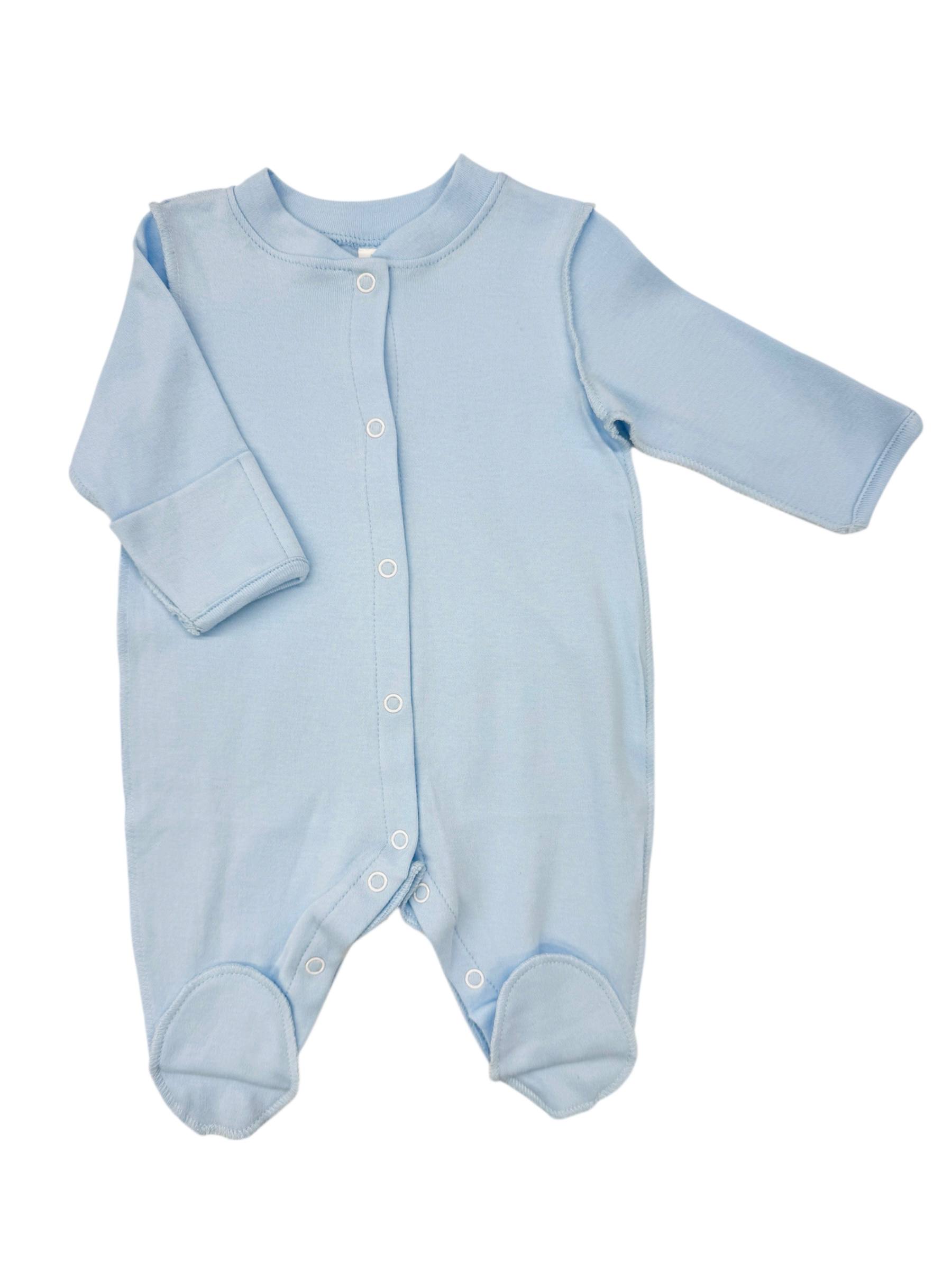 Salopetă din bumbac cu cusătură pe exterior