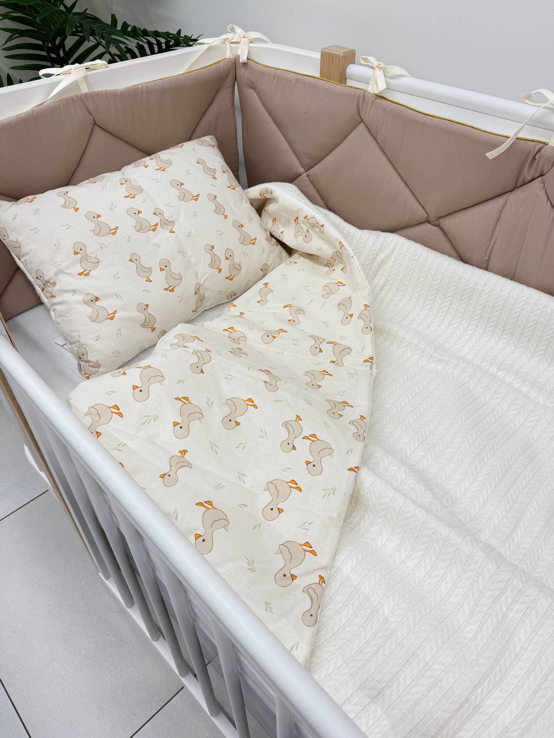 Set pernă cu plapumă pentru copii rățuște