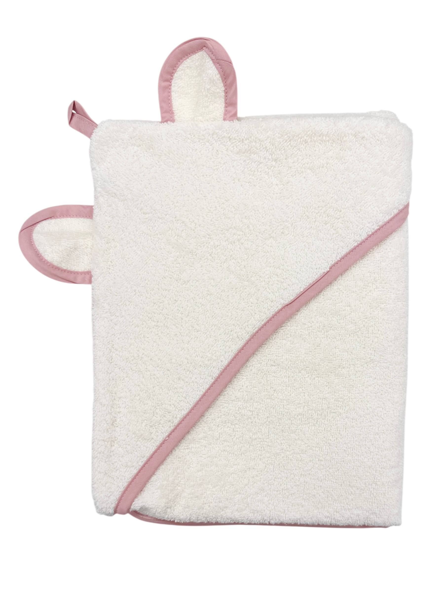 Prosop urechi ursuleț din bumbac natural 95x95 cm