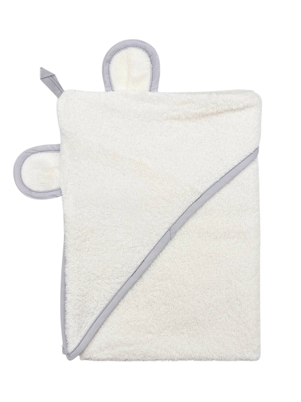 Prosop urechi ursuleț din bumbac natural 95x95 cm