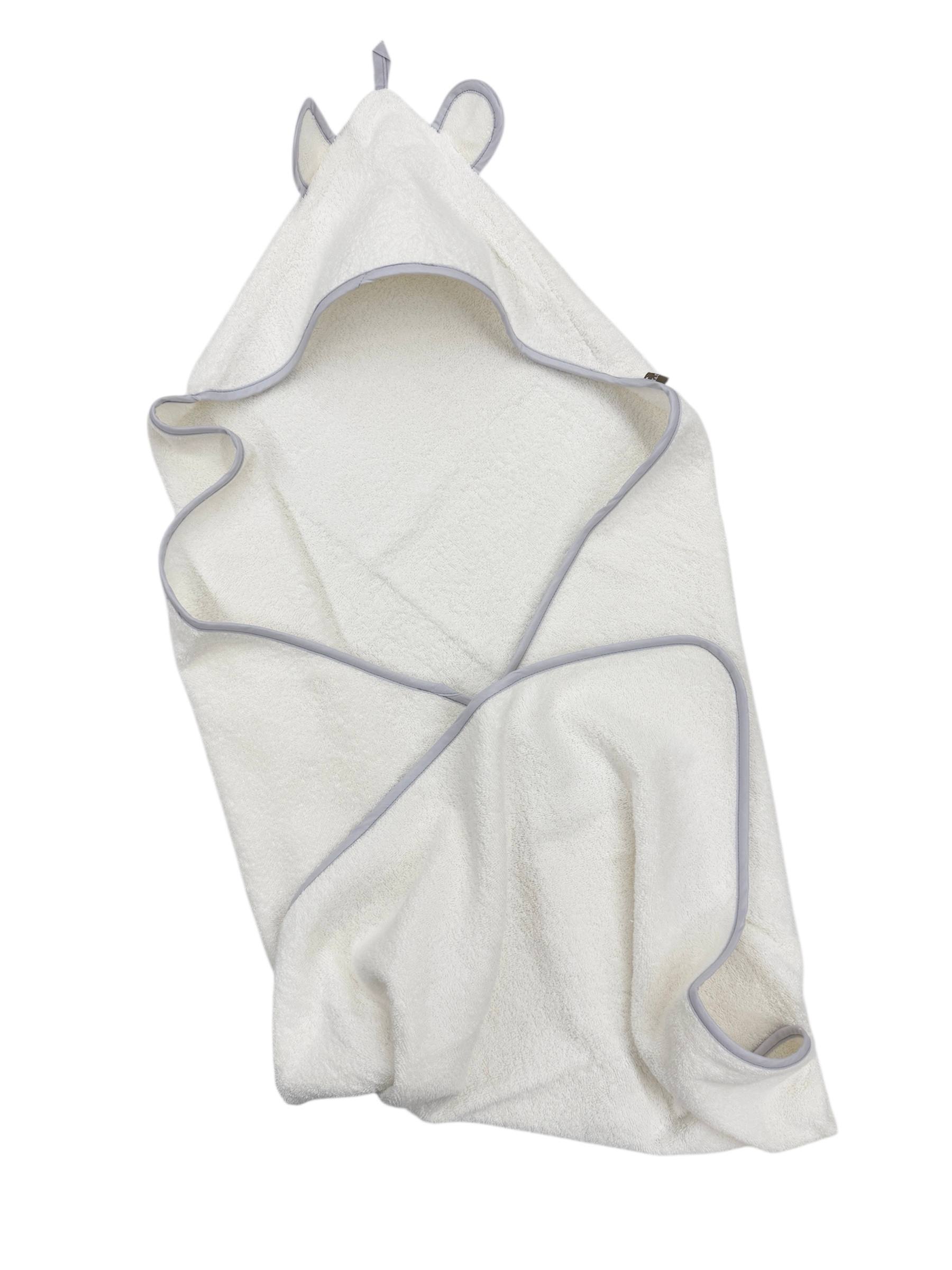 Prosop urechi ursuleț din bumbac natural 95x95 cm