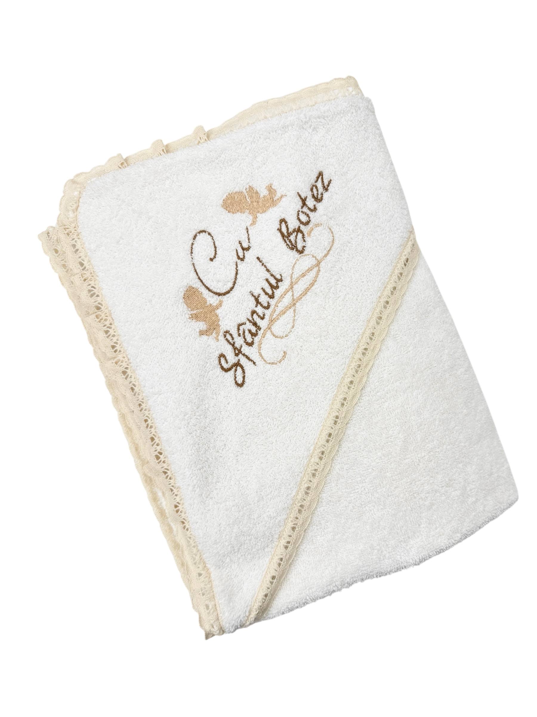 Prosop pentru botez brodat