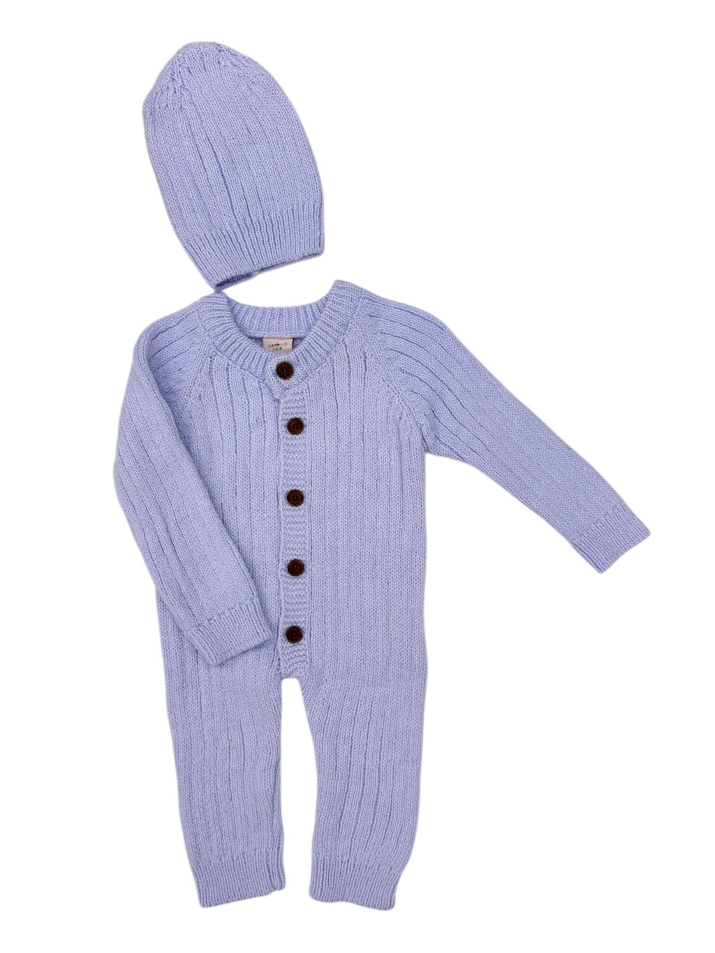 Set salopetă cu căciulă croșetate pentru bebeluși - IlincaStyle