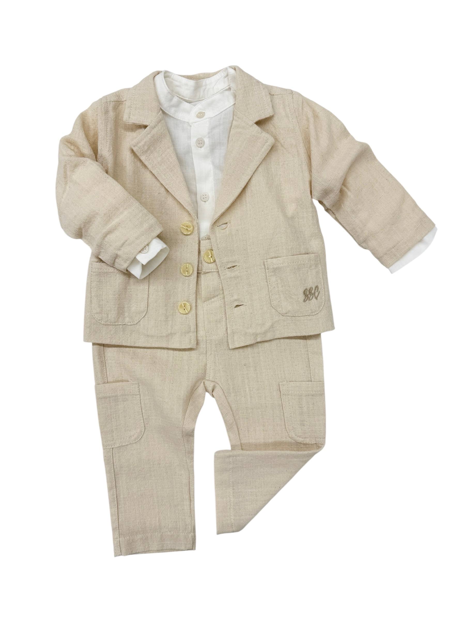 Set elegant pentru botez - IlincaStyle