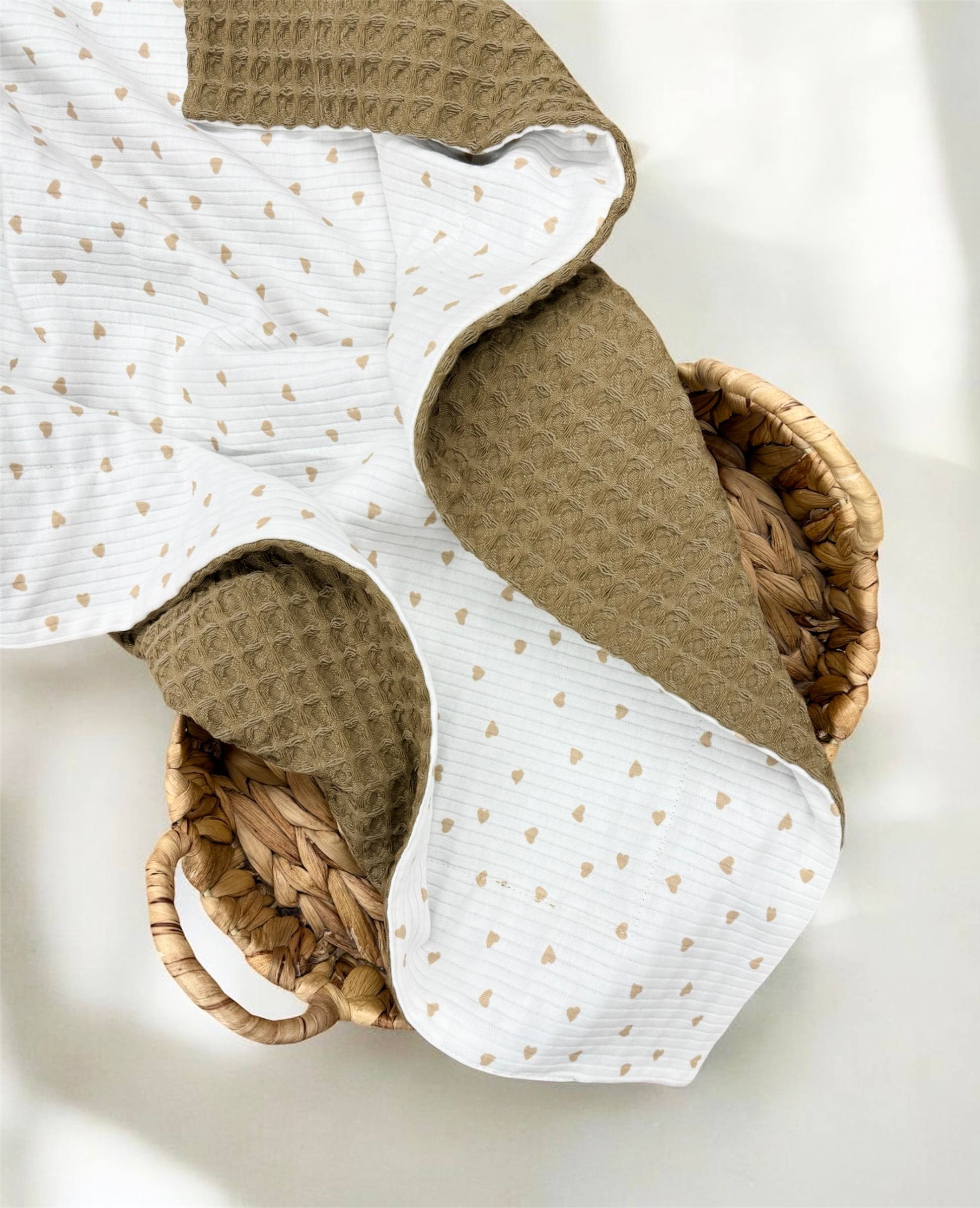 Cuvertura dubla din bumbac pentru sezonul cald 100/90cm - IlincaStyle