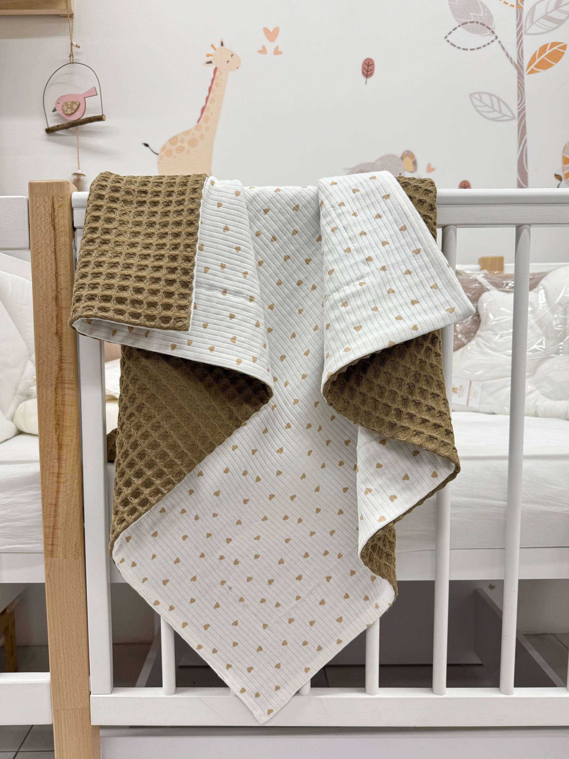 Cuvertura dubla din bumbac pentru sezonul cald 100/90cm - IlincaStyle