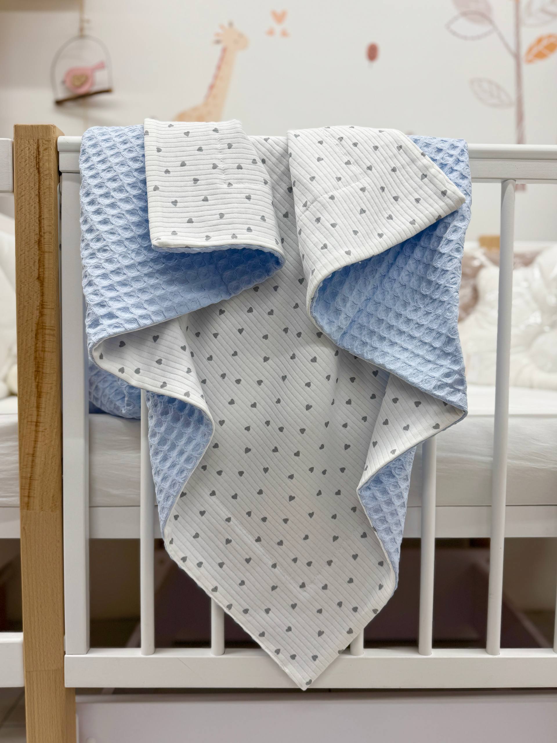 Cuvertura dubla din bumbac pentru sezonul cald 100/90cm - IlincaStyle