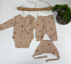 Set la 56 cm din bumbac organic - IlincaStyle