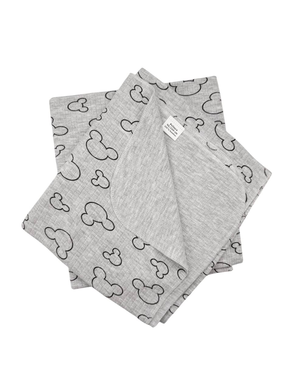 Pelincă Tricotată Bebe 100x90 cm – Moale, Călduroasă și Confortabilă