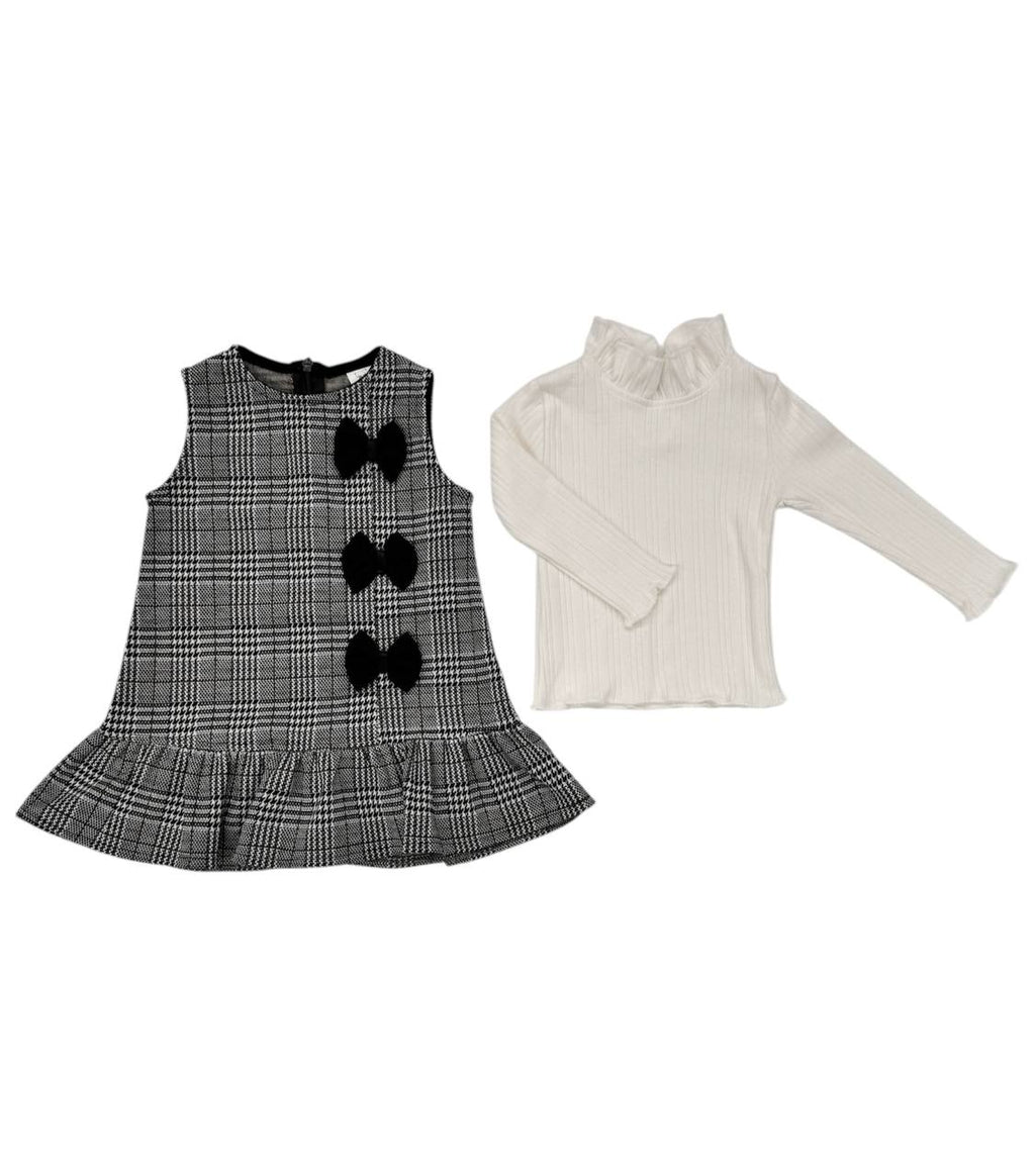 Rochiță Sarafan Elegantă Fetiță cu Maletă