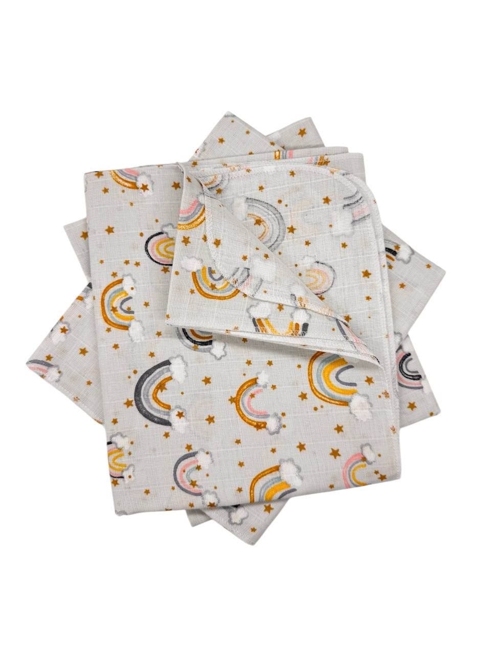 Pelincă Muselină Bebe 100x80 cm – Moale, Hipoalergenică și Absorbantă