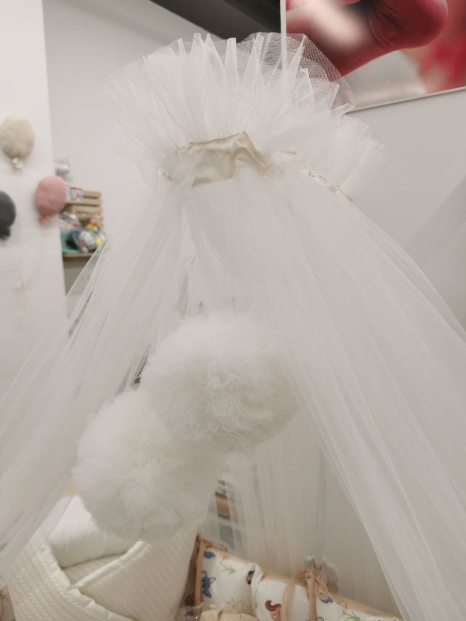 Baldachin premium pentru pătuț bebeluși