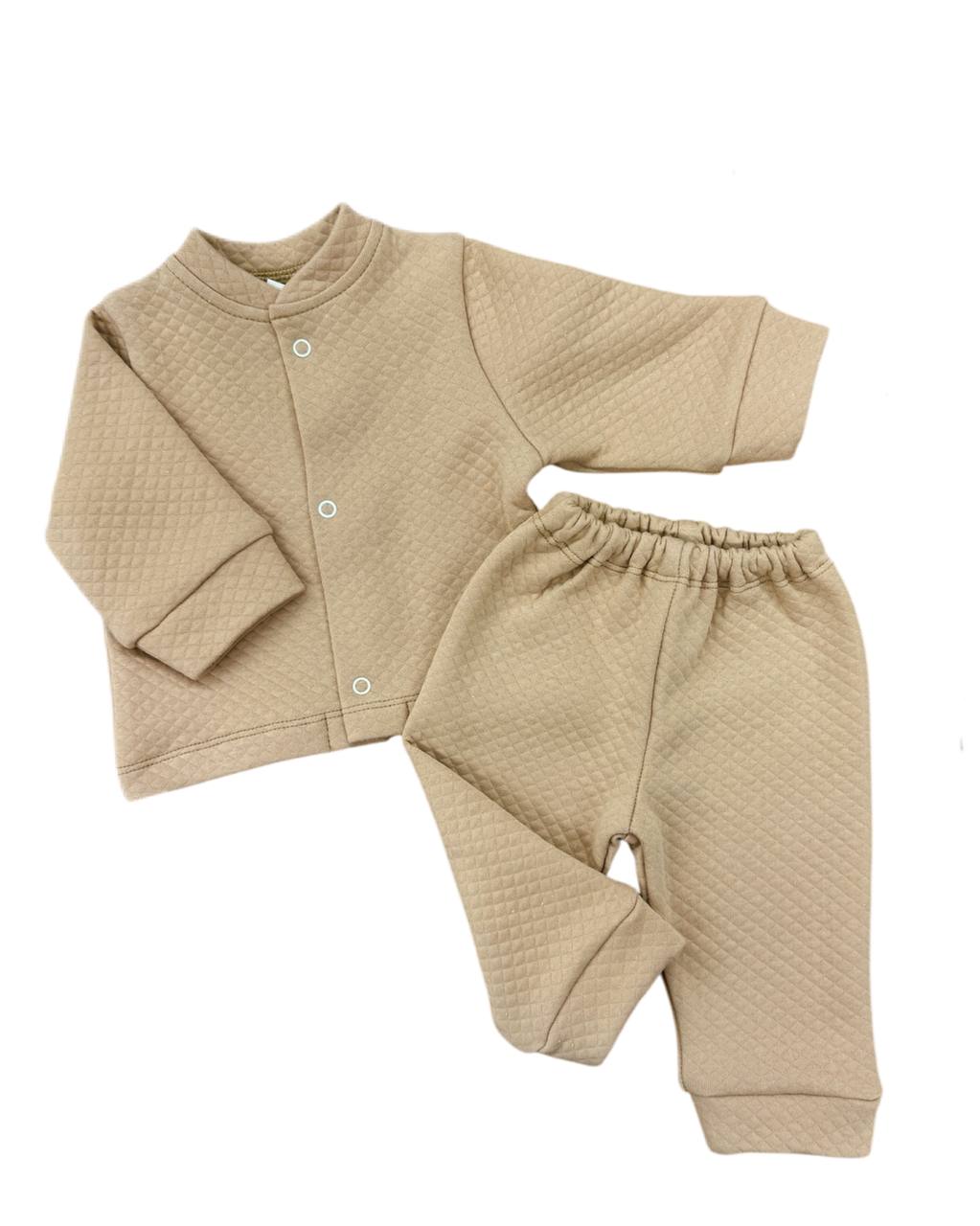 Set Nou-Născuți Bej Alb – 12 Articole Esențiale