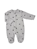 Salopetă din stofă Gofra 0-3 luni