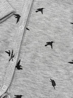 Salopetă din stofă Gofra 0-3 luni