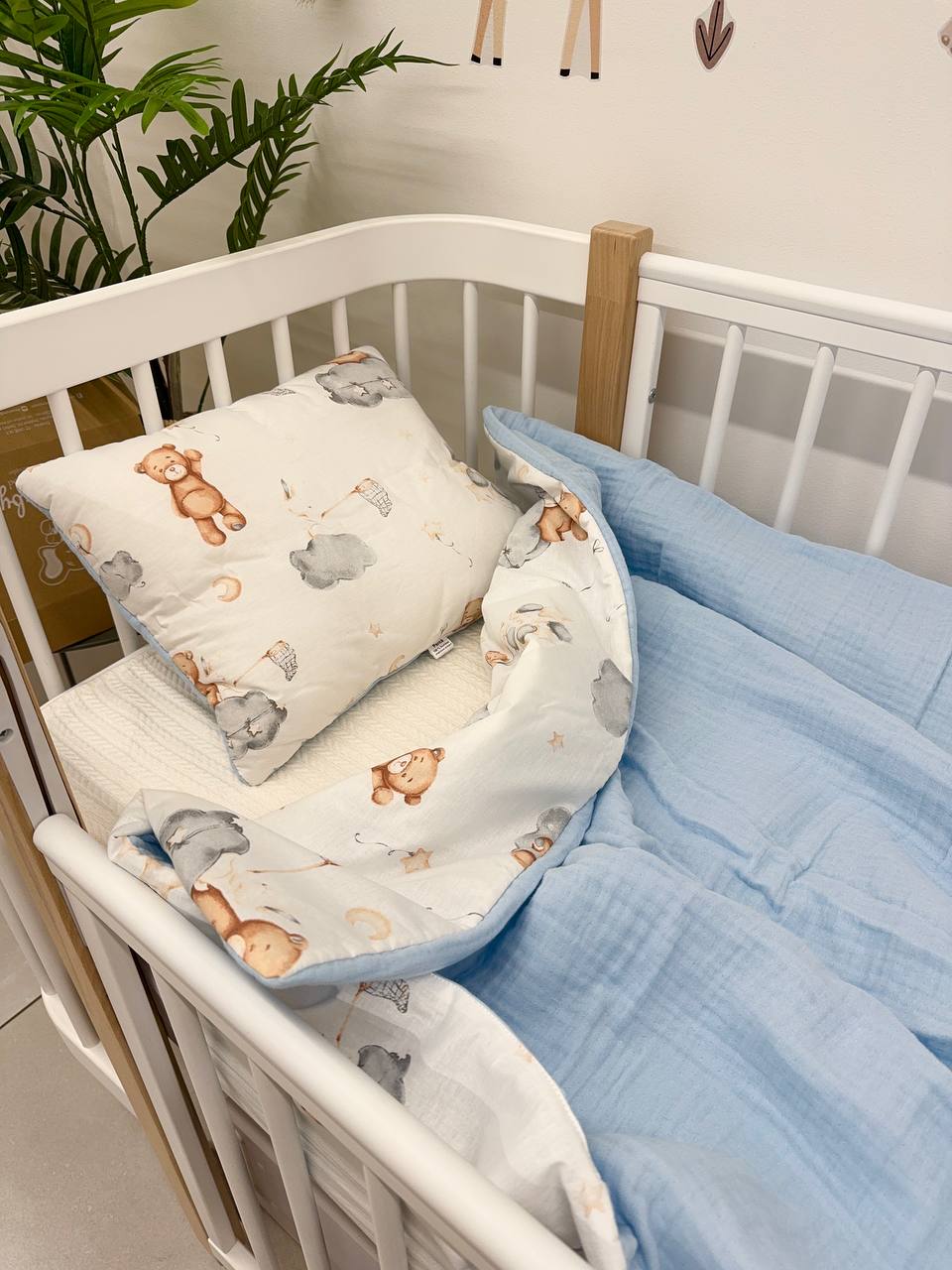 Plapumă Matlasată Ursuleț 120x100 cm