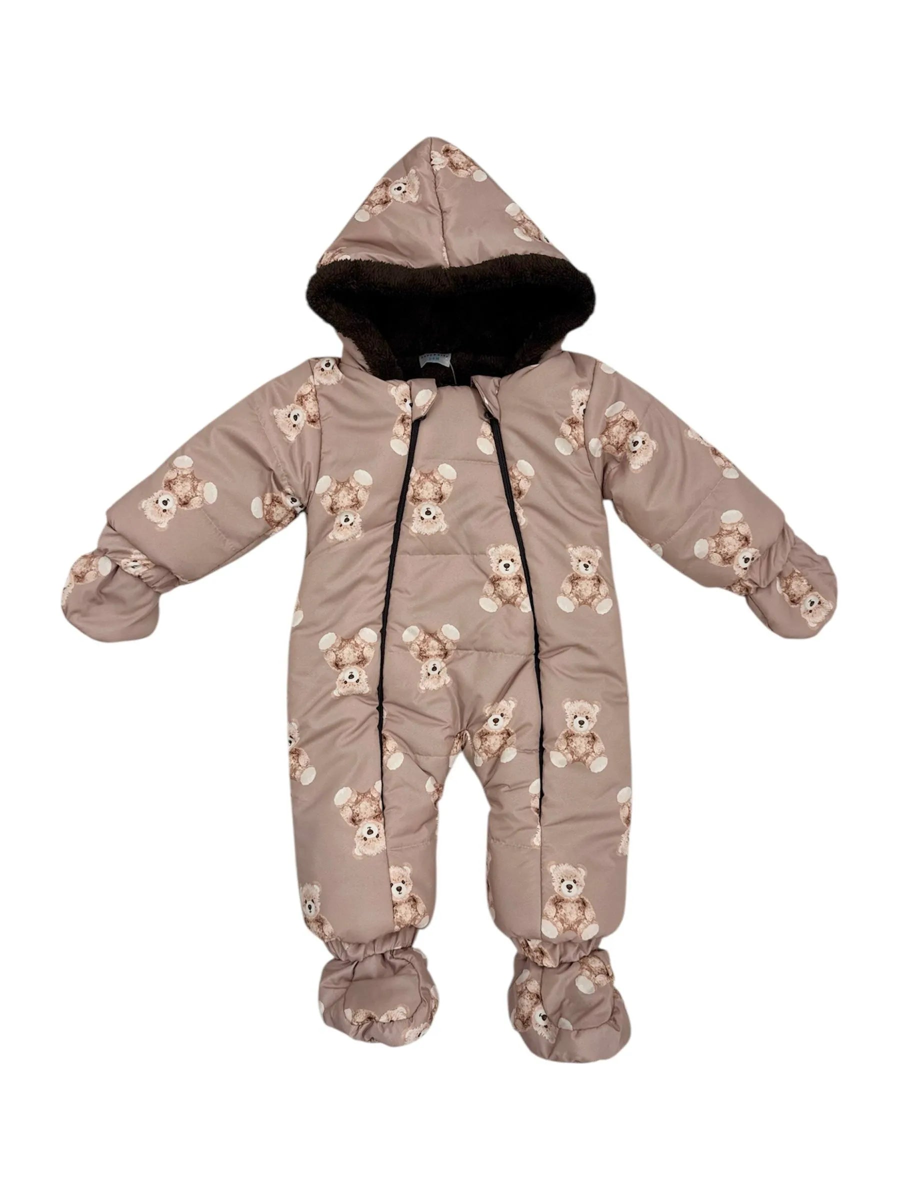 Salopeta sezon rece cu print ursuleți