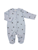 Salopetă din stofă Gofra 0-3 luni