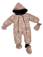 Salopeta sezon rece cu print ursuleți