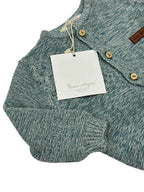 Costumaș tricotat Bebeluși cu Cardigan