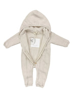 Salopetă cu Glugă Bej