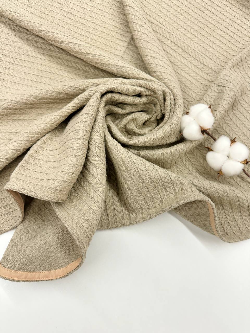 Cuvertură tricotată din bumbac pentru bebeluși 100x120 cm