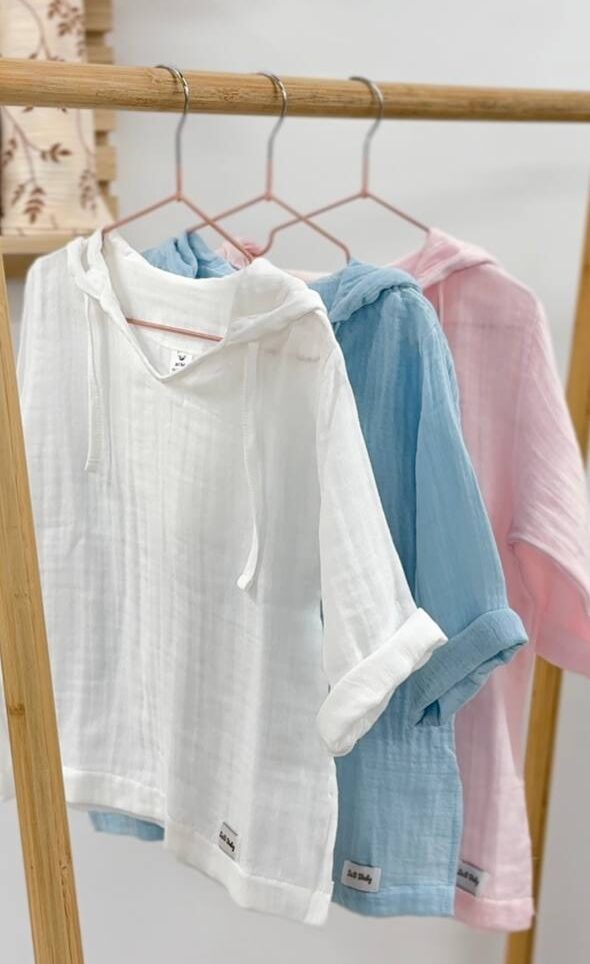 Cămașă pentru Plajă din Muselină