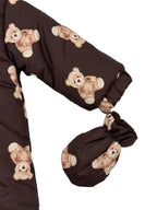 Salopeta sezon rece cu print ursuleți