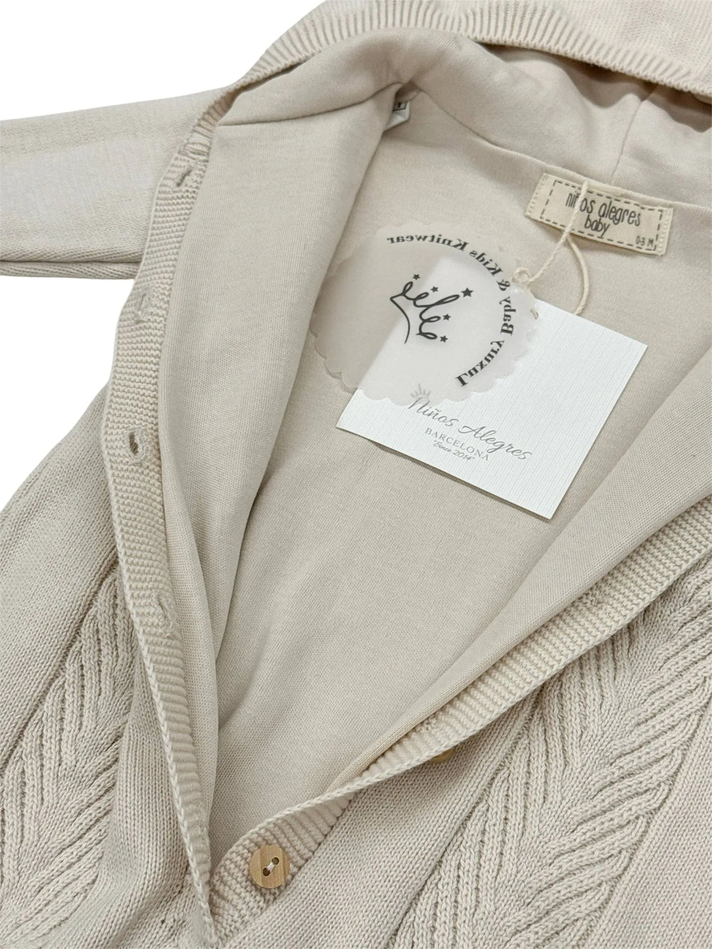 Salopetă cu Glugă Bej