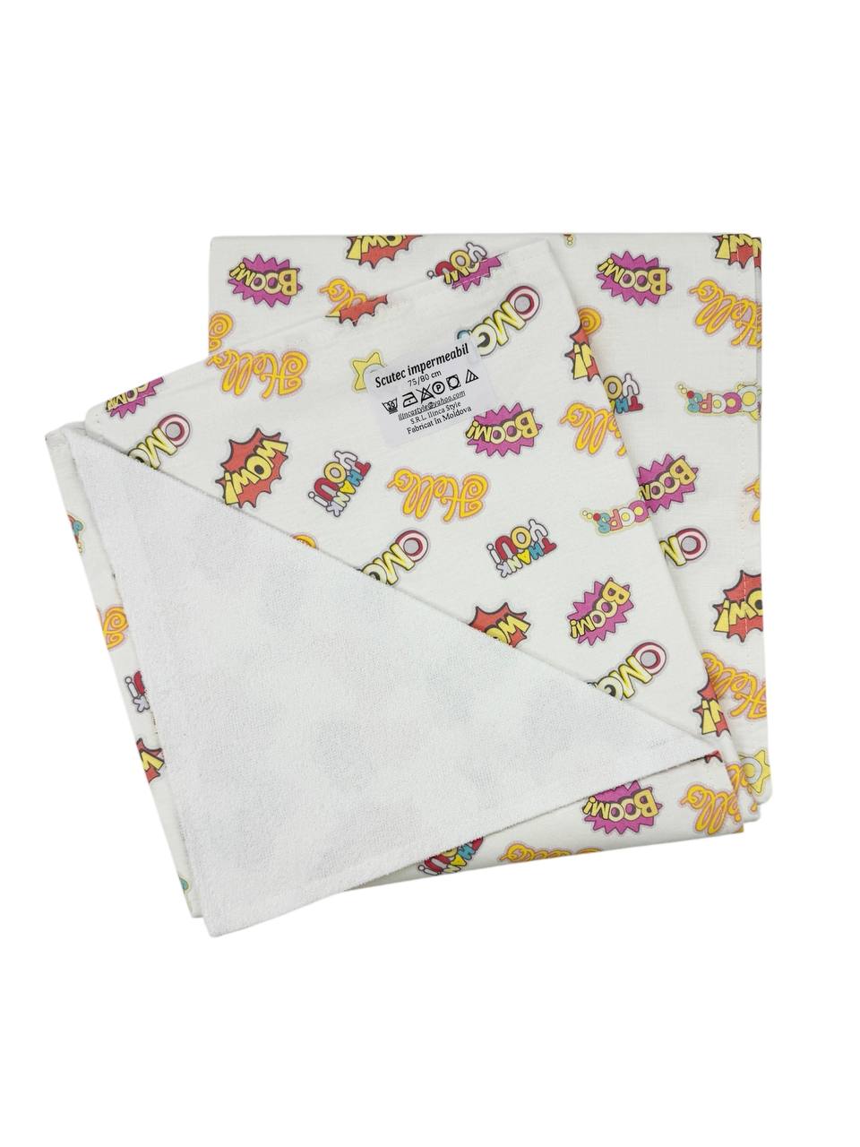 Pelincă impermeabilă pentru bebeluși OMG 70x80 cm