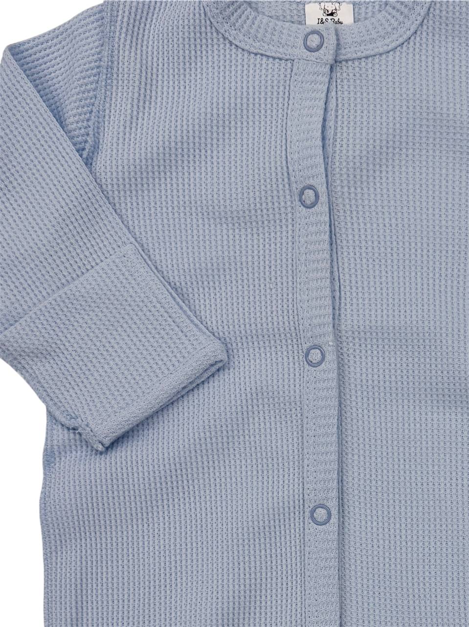 Set din stofă gofra pentru nou-născuți 0-3 luni – 8 piese