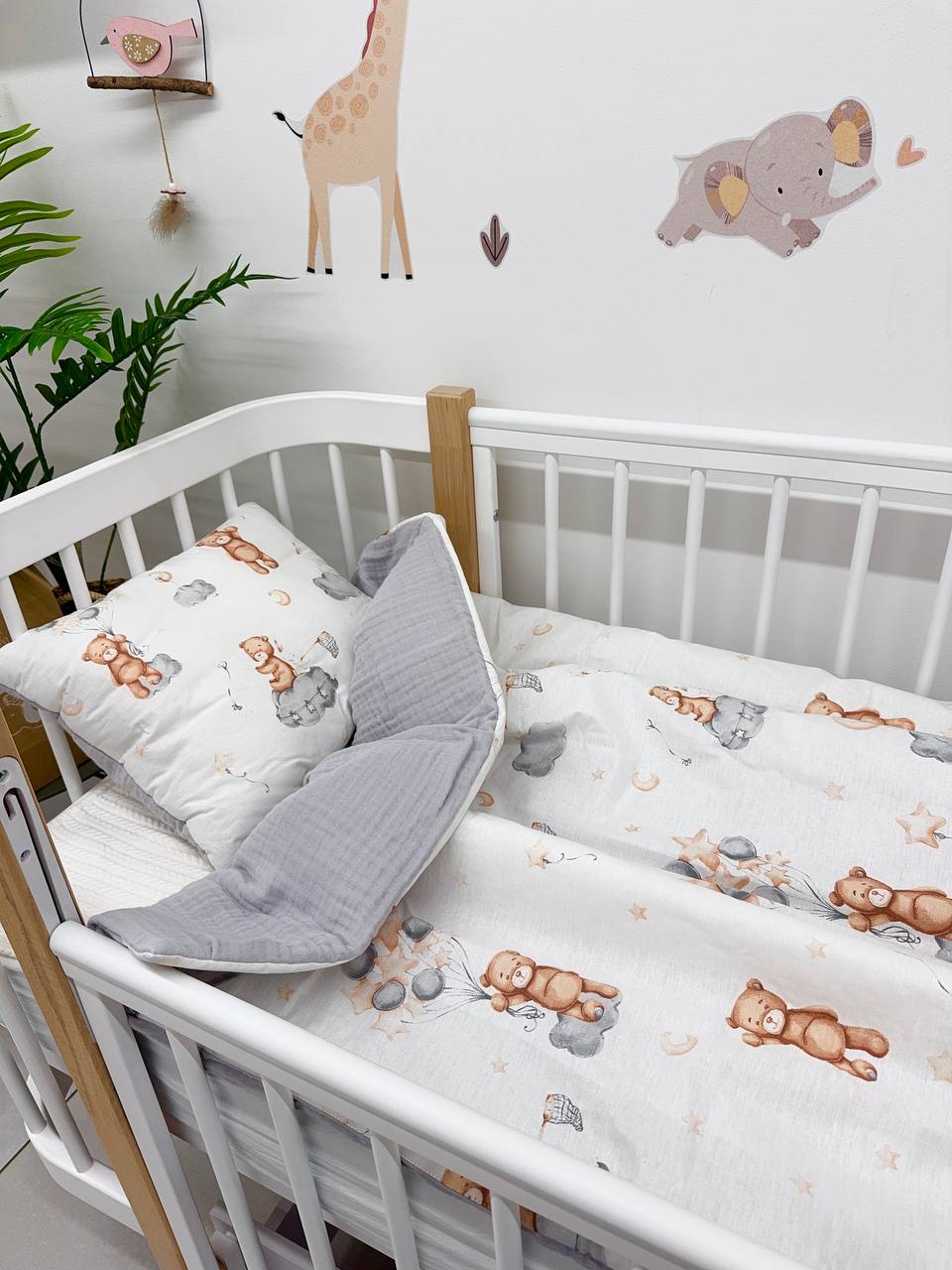 Plapumă Matlasată Ursuleț 120x100 cm