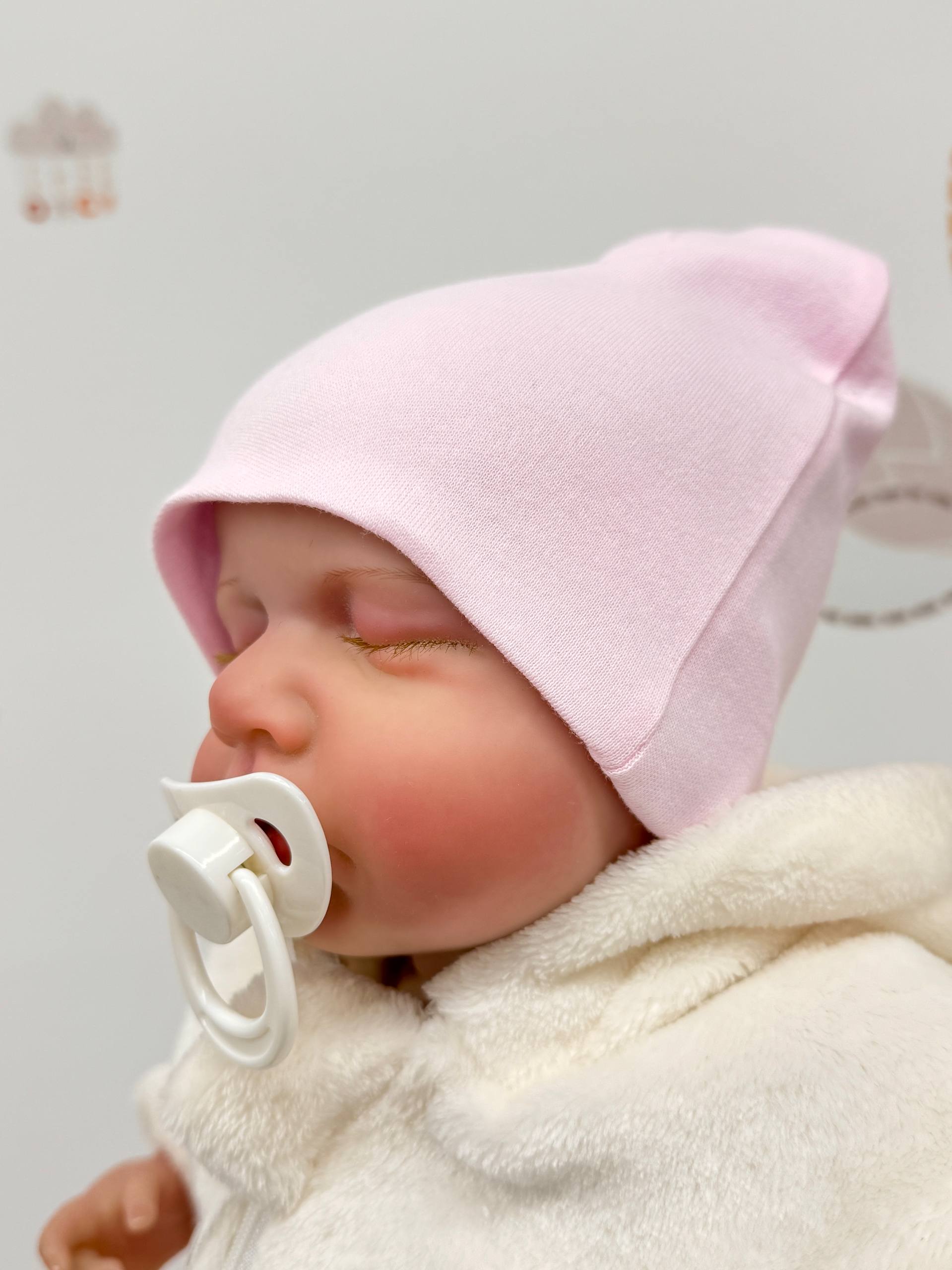 Căciulițe nou născuți duble - protecție și căldură pentru bebeluși