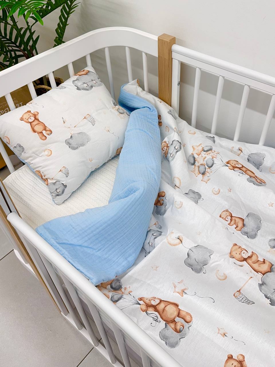 Plapumă Matlasată Ursuleț 120x100 cm