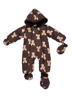 Salopeta sezon rece cu print ursuleți