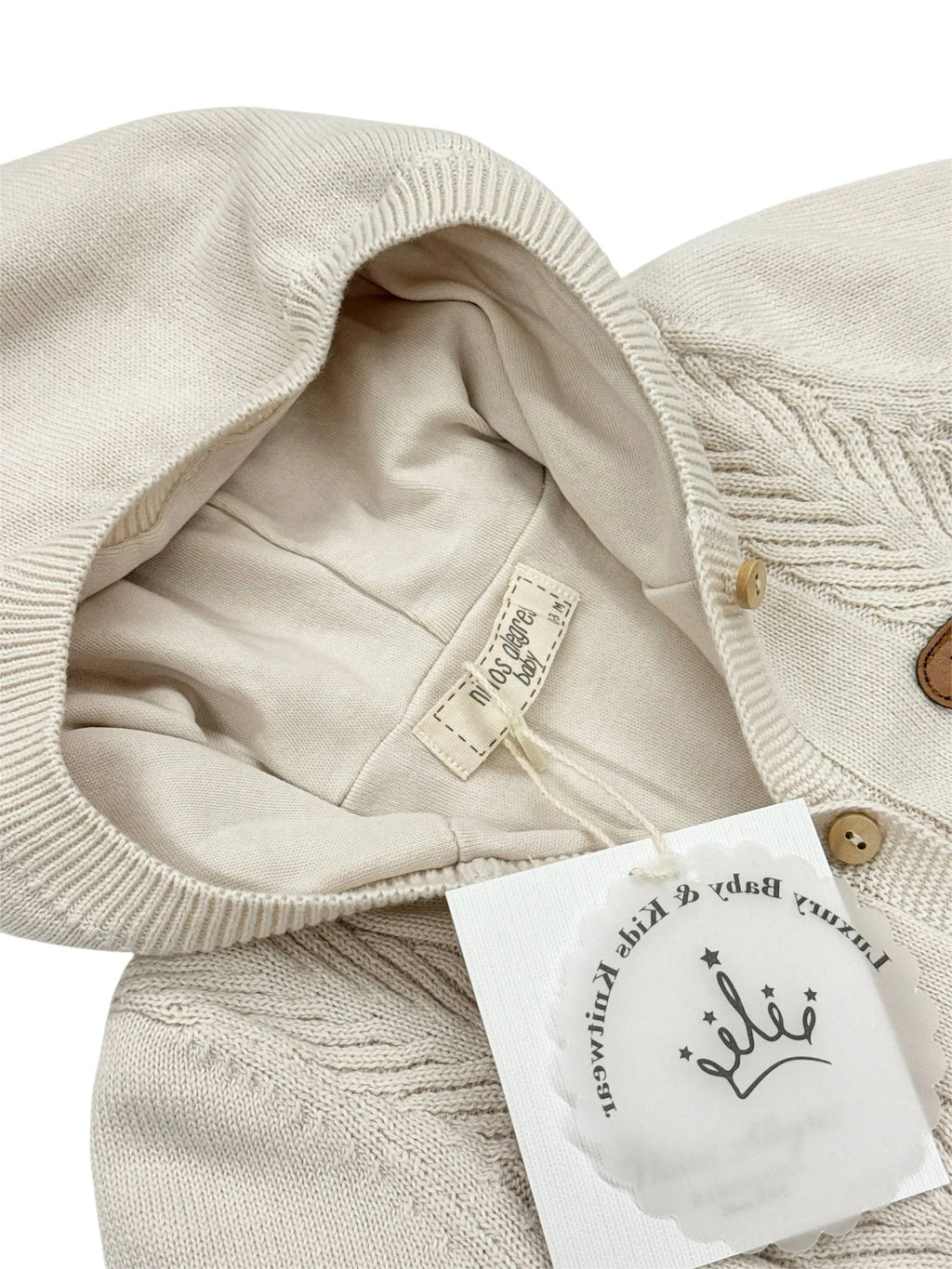 Salopetă cu Glugă Bej