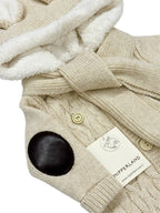 Salopetă Urs cu Fular Tricotată